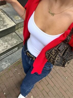 Dior Vibrant Red Women's Cardigan